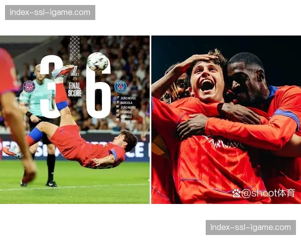 巴黎圣日耳曼1-0小胜里尔，登贝莱制胜球助球队领跑积分榜